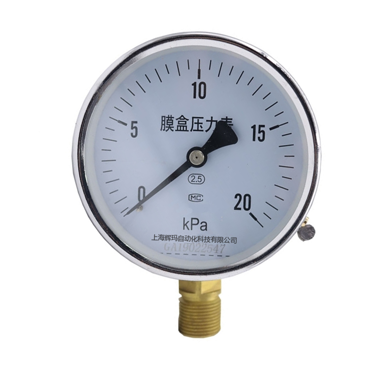 YE-100、150系列膜盒壓力表